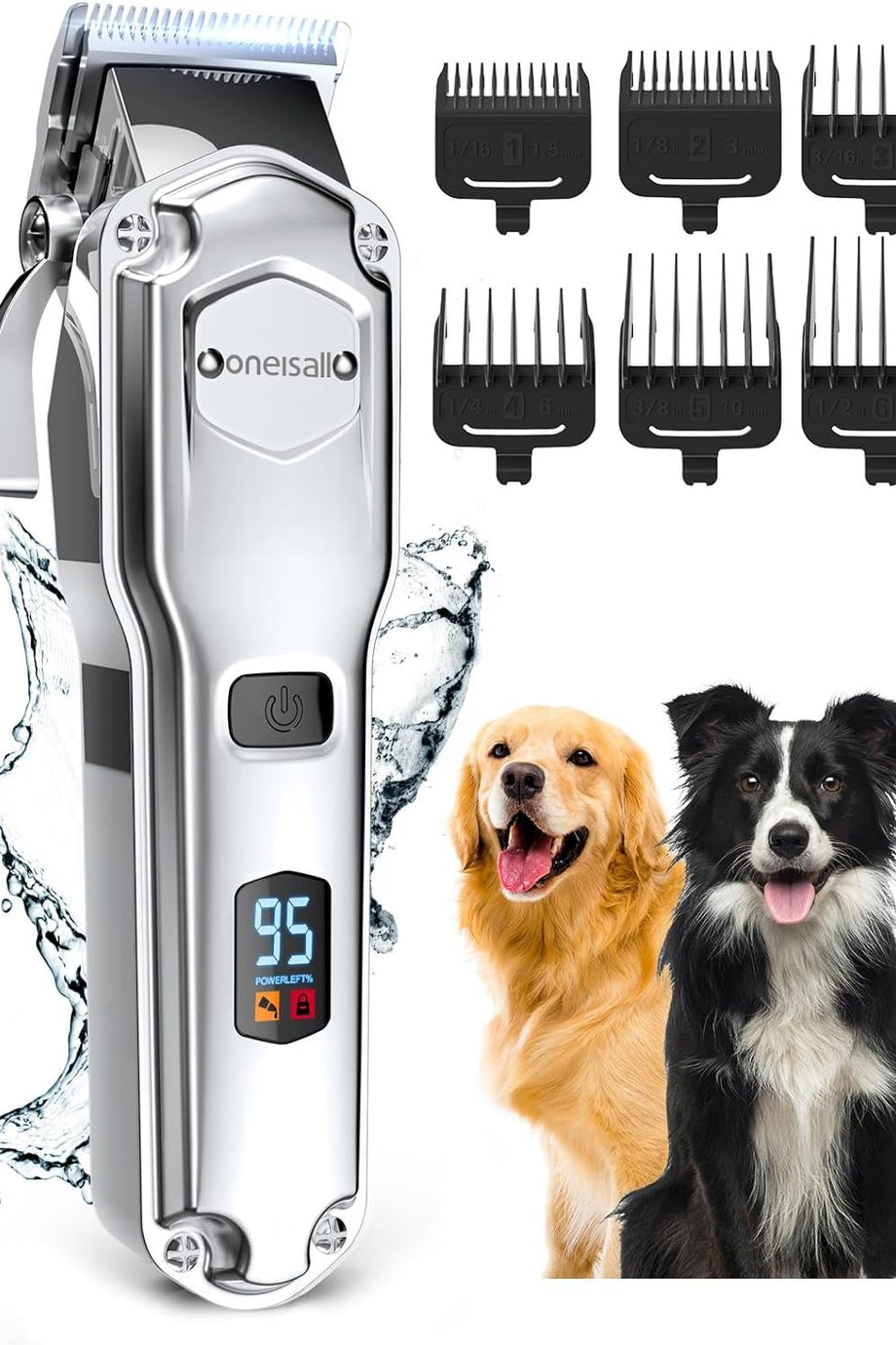 Sessiz Köpek Tıraş Makinesi, Su Geçirmez, Kalın Tüyler İçin Profesyonel Traş Aleti