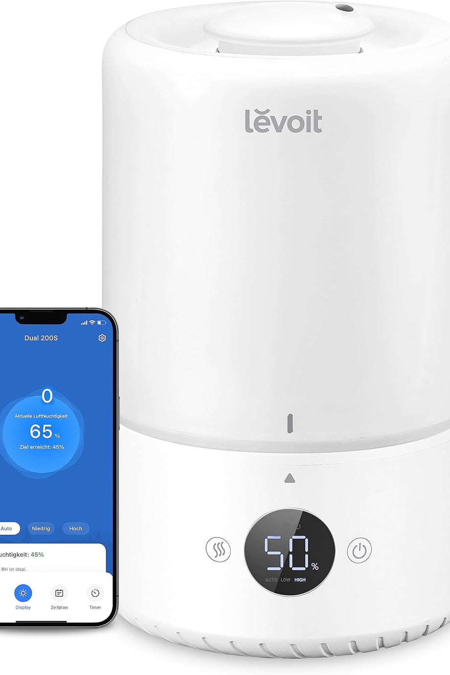 3L Akıllı Hava Nemlendirici, Üstten Dolum, Sessiz ve Otomatik