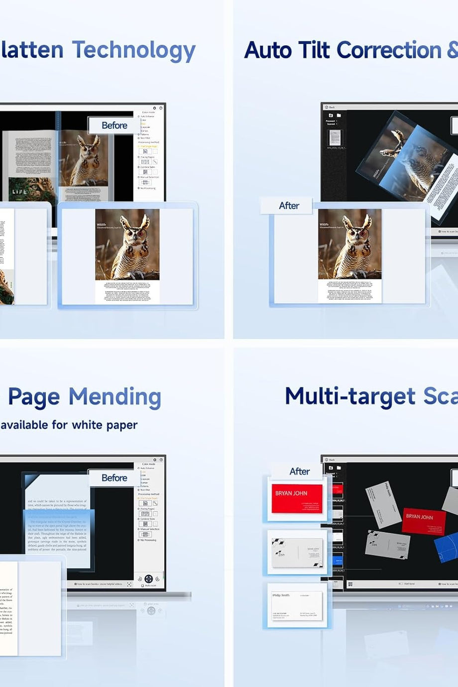 Shine Ultra Pro 24MP Taşınabilir A3 Kitap & Belge Tarayıcı, OCR & LED Işıklı