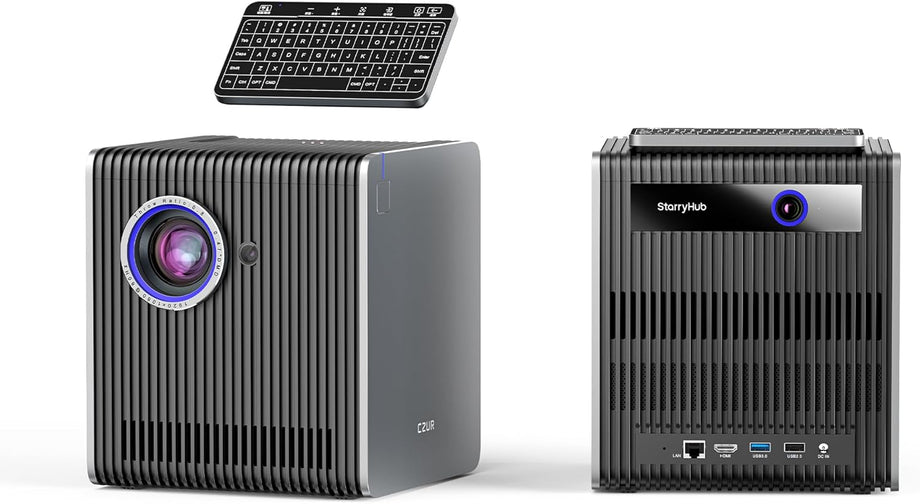 StarryHub 2200 ANSI 120° Geniş Açı Konferans Projektörü, 1080P Video Konferans Kamerası