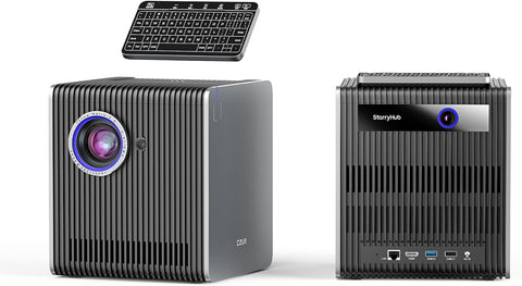 StarryHub 2200 ANSI 120° Geniş Açı Konferans Projektörü, 1080P Video Konferans Kamerası