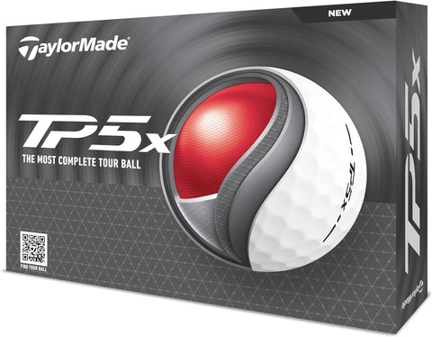 TP5x Golf Topu, 5 Katmanlı, Tour Hızında, Yüksek Spin Kontrolü ve ClearPath Hizalama