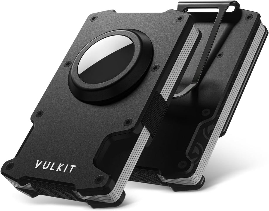 Airtag Uyumlu Slim Kartlık Para Klipsli Metal Cüzdan RFID Koruma
