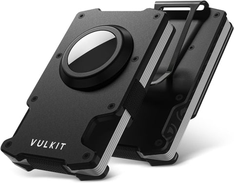 Airtag Uyumlu Slim Kartlık Para Klipsli Metal Cüzdan RFID Koruma