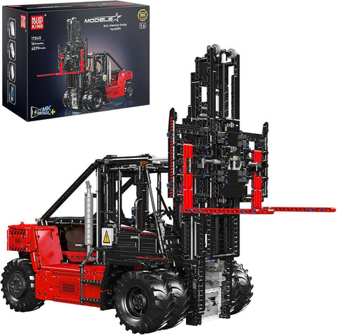 17045 RC Ağır Yük Forklift Yapım Seti, 4579 Parça, Uzaktan Kumandalı Forklift Modeli, 1:6 Ölçek