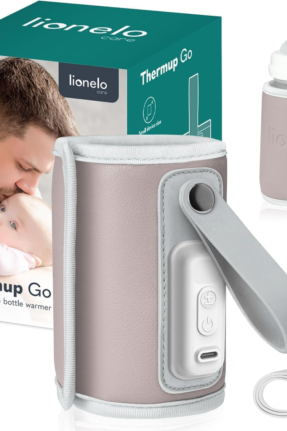 Thermup Go Taşınabilir Biberon Isıtıcısı, USB Şarj, 24 Saat Isı Koruma