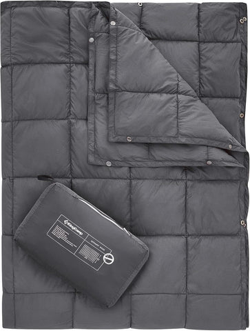 Ultra Hafif Seyahat Battaniyesi Isı Yalıtımlı, Su Geçirmez, Kompakt, Taşınabilir 175 x 135 cm