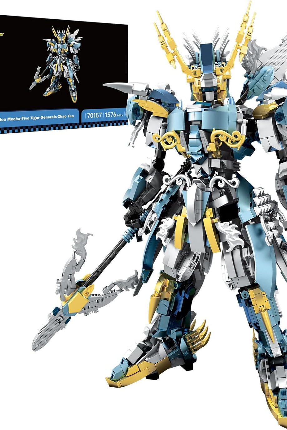 Mecha Yapı Blokları, Hero Warrior Mecha Robot Model Kiti (1576Parça)