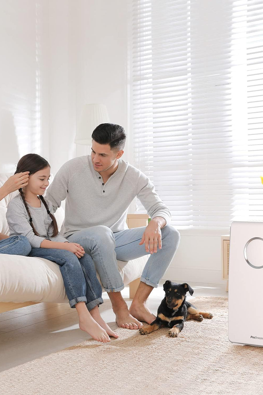 5'i 1 Arada Hava Temizleyici, True HEPA, Karbon Filtre