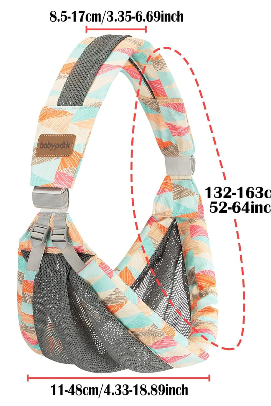 Bebek Taşıyıcı, 3-36 Ay, 4-20 Kg, Ergonomik, Ayarlanabilir Tek Omuz Askılı