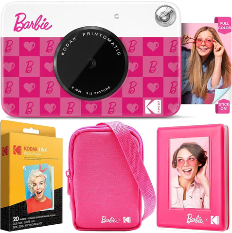 x Barbie Printomatic Tam Renkli Anında Baskı Dijital Fotoğraf Makinesi Deluxe Paketi