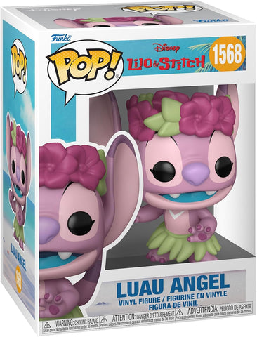 Pop Disney Lilo and Stitch Luau Angel Figür 9,5 cm Vinil Koleksiyon