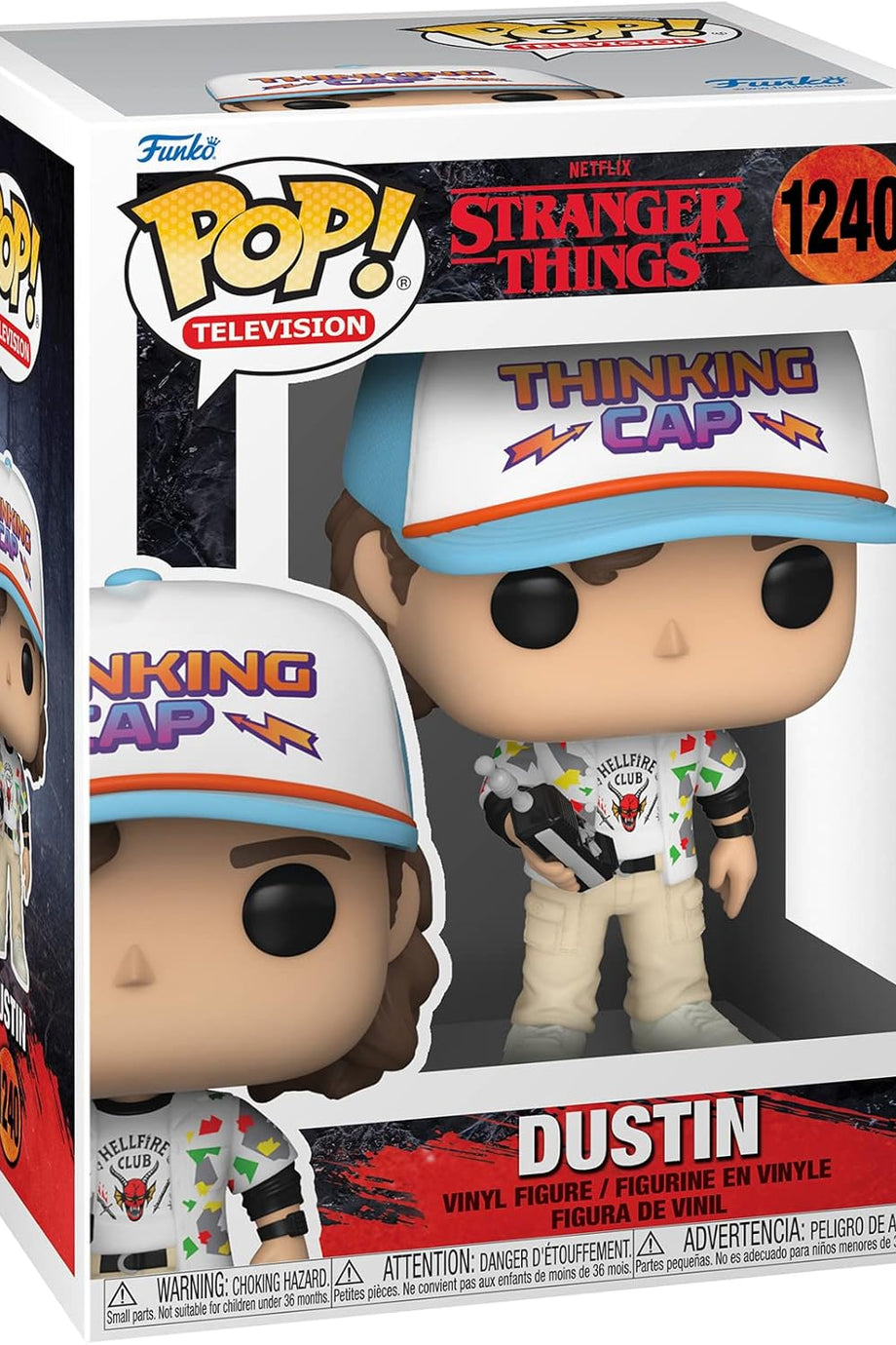 Pop! Stranger Things, Dustin Henderson Vinil Koleksiyon Figürü, Resmi Ürün