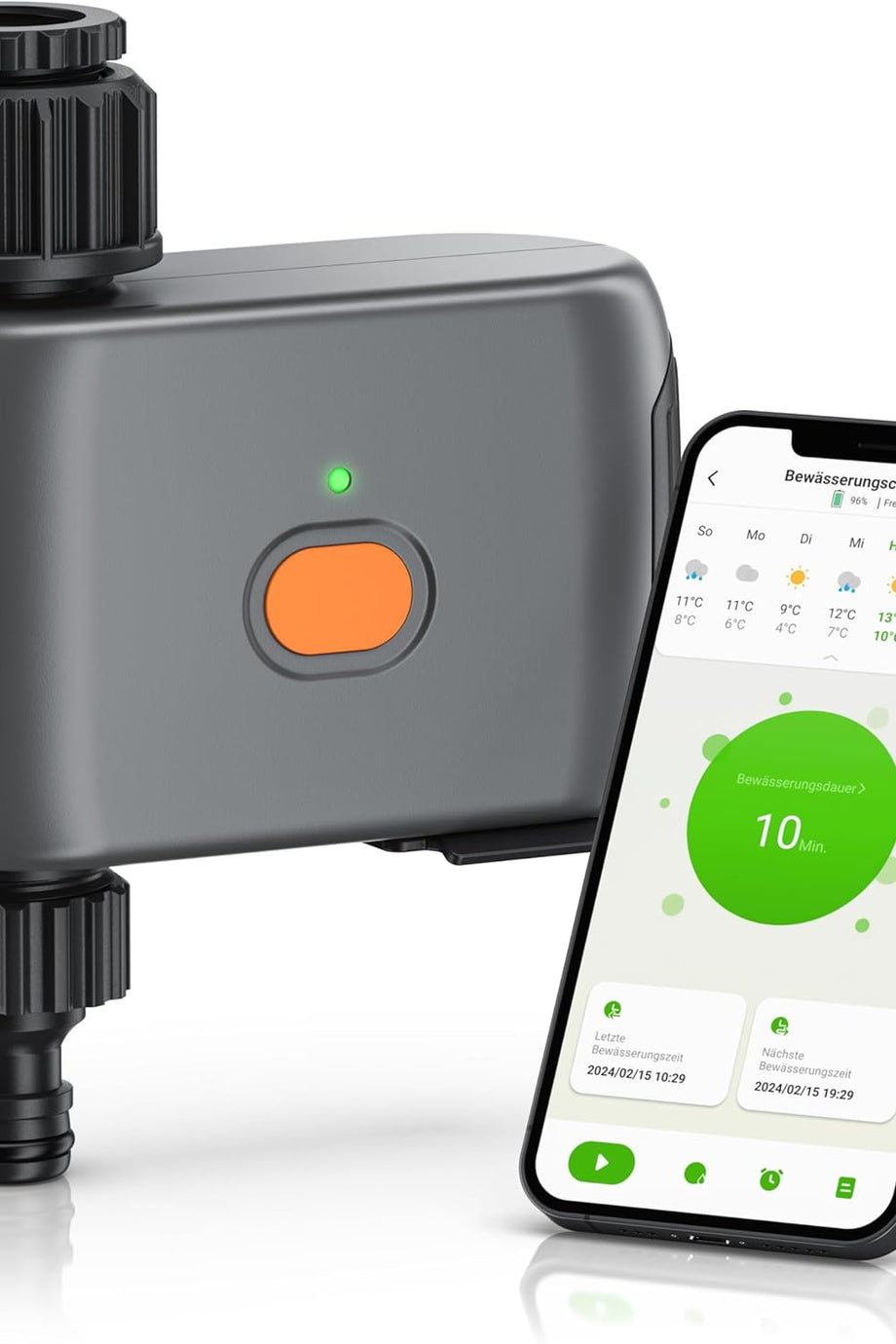 Wi-Fi Sulama Sistemi, Akıllı Zamanlayıcı, Alexa ve Google Uyumlu