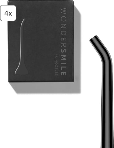 Waterflow Ağız İrigatörü için Yedek Nozullar, 4’lü Paket, 360° Dönüşlü