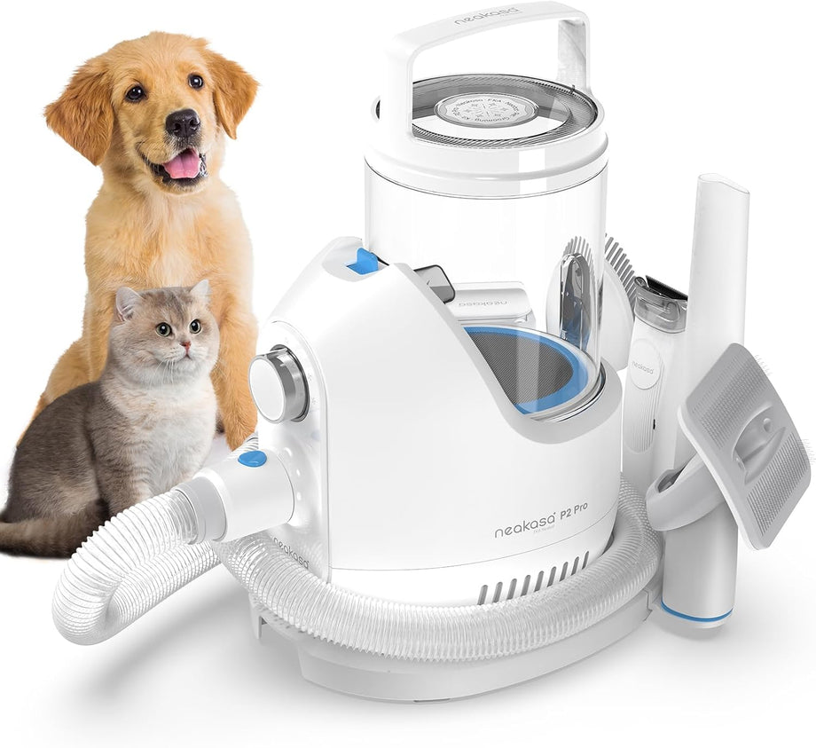 P2 Pro Köpek Kesme Makinesi, Sessiz ve Güçlü 5’i 1 Arada Evcil Hayvan Bakım Seti