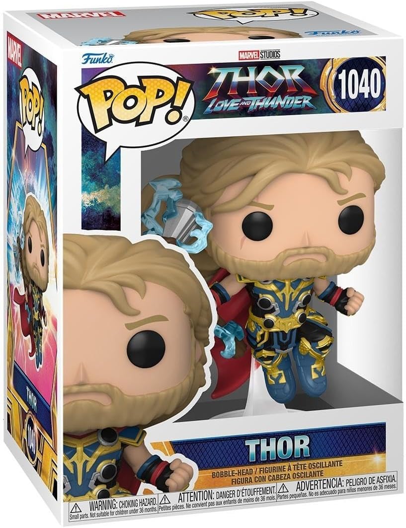 Pop! Marvel: Thor Love and Thunder, Thor Figür, Resmi Koleksiyon Oyuncağı