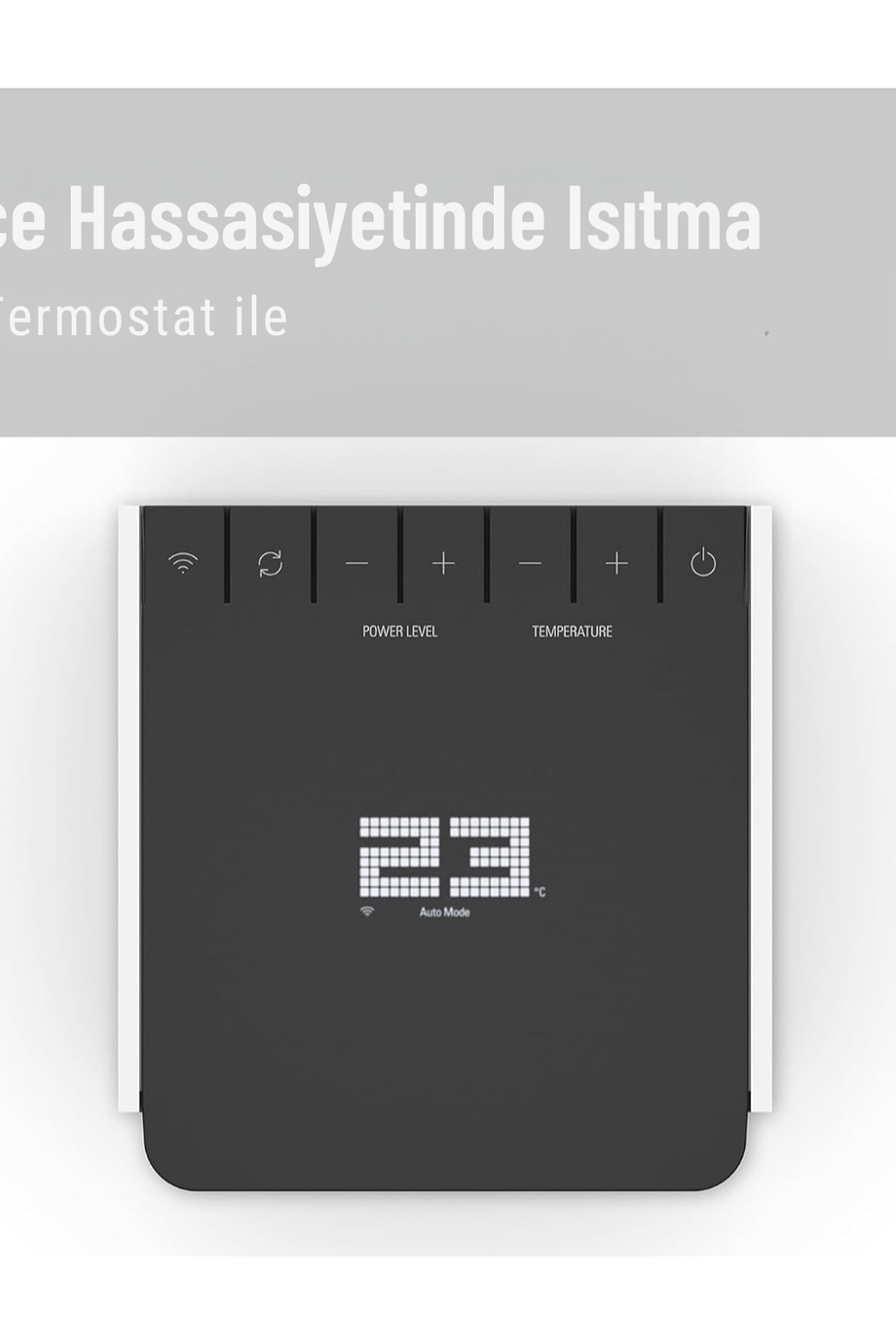 Sam WiFi Fanlı Isıtıcı, PTC Seramik Isıtıcı, Termostat, 4 Güç Seviyesi, Enerji Tasarruflu, Sessiz