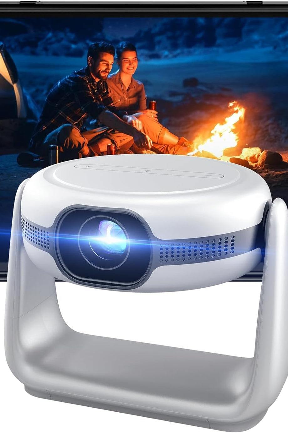 Akülü Projektör, 4K Destekli, Dış Mekan & Ev Sineması, Otomatik Odaklama