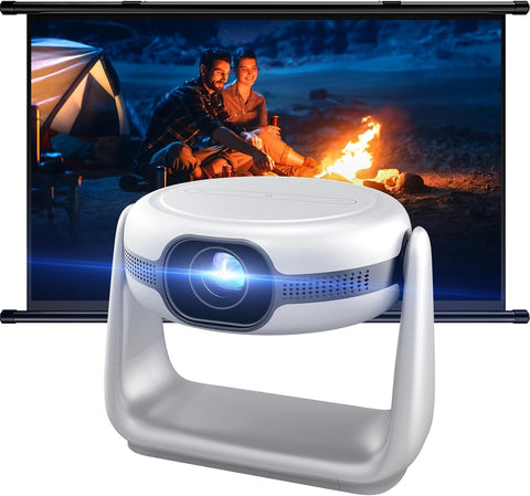 Akülü Projektör, 4K Destekli, Dış Mekan & Ev Sineması, Otomatik Odaklama