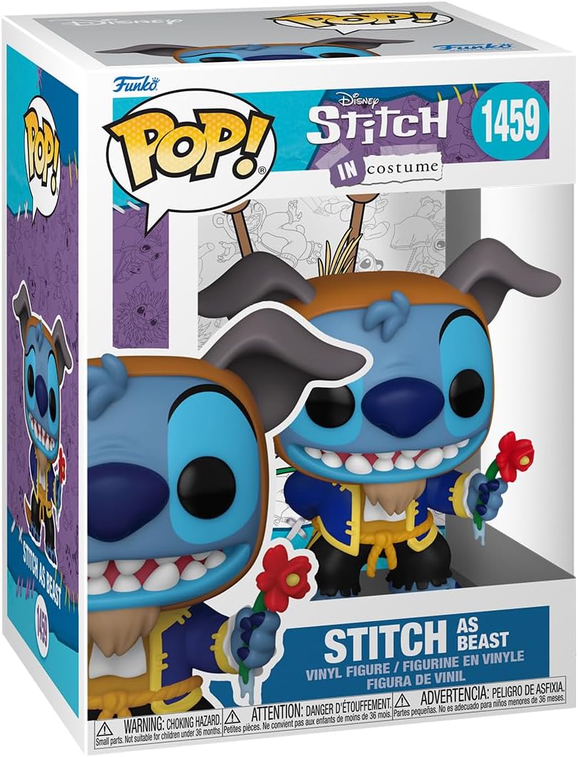 Pop! Disney: Stitch Kostüm, Canavar, Lilo & Stitch 9,5 cm Vinil Koleksiyon Figürü