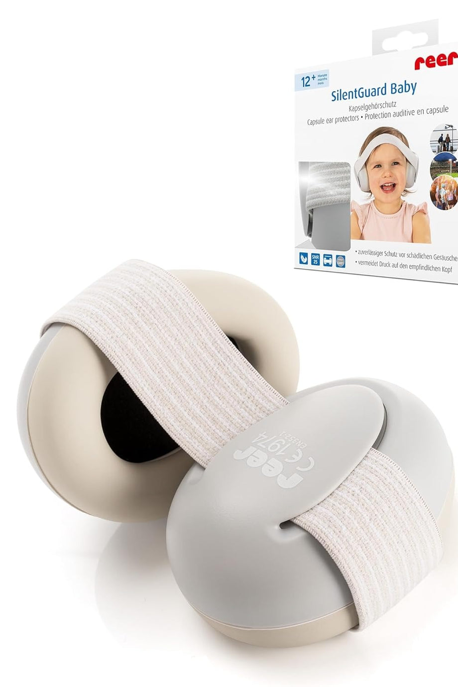 Bebek Kulak Koruyucu, 25dB Gürültü Engelleme, 12-24 Ay Bebek ve Çocuklar Ayarlanabilir Kulaklık