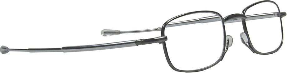 Katlanabilir Okuma Gözlüğü Kompakt Grafit Renkli Mini Kutu ile +1.50