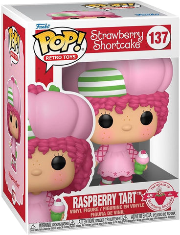 Pop! Retro Toys: Strawberry Shortcake Raspberry Tart 9,5 cm, Resmi Vinil Koleksiyon Figürü