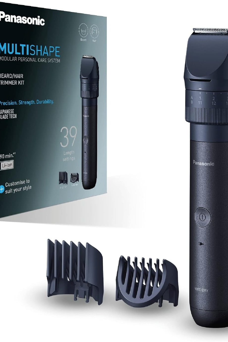 ER-CKL1 MULTISHAPE Erkek Bakım Kiti 39 Uzunluk IPX7 Su Geçirmez Tıraş Makinesi