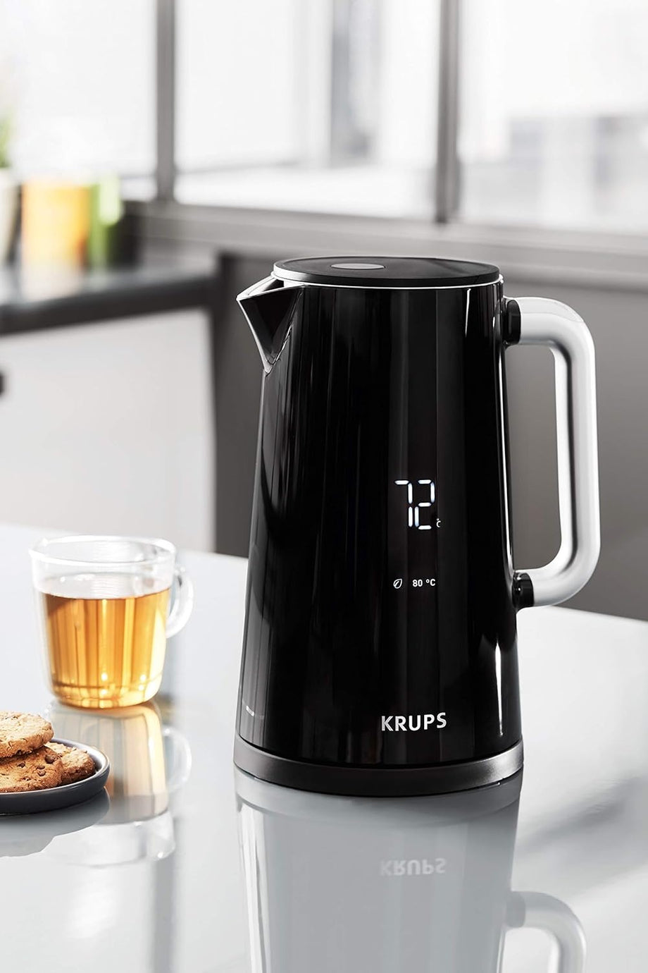 BW8018 Smart’n Light Su Isıtıcı, 1.7L, 5 Sıcaklık Ayarı, Dijital Ekran, Otomatik Kapanma