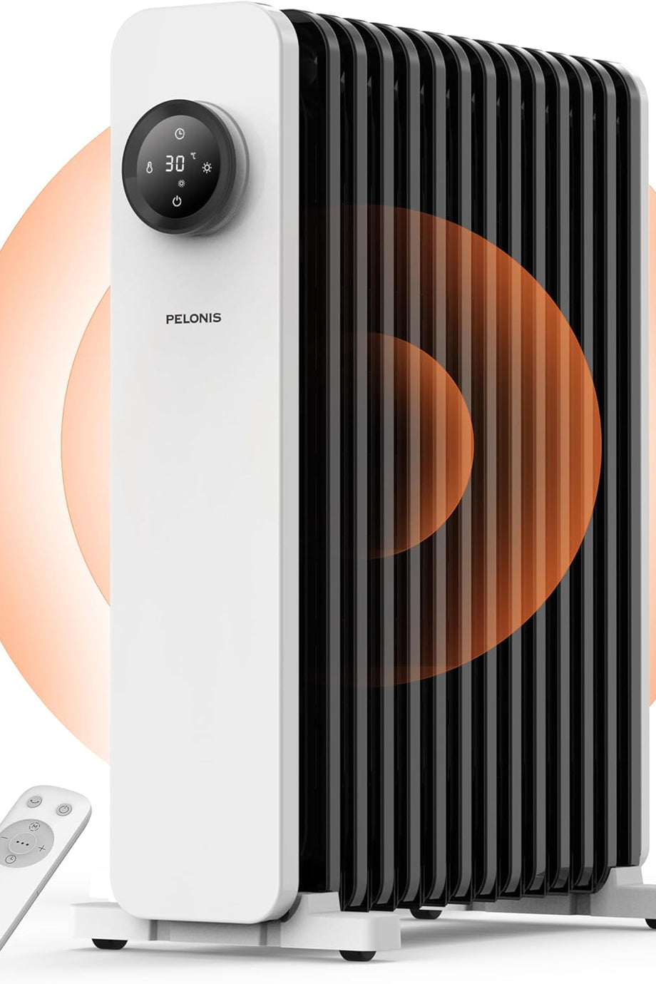2500W 13 Kanatlı Yağlı Radyatör, Uzaktan Kumandalı ve Termostatlı