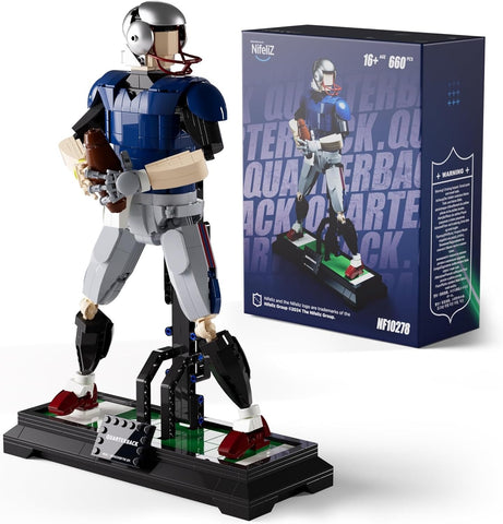 Quarterback Amerikan Futbolcu Model Seti, 660 Parça, Spor Temalı Koleksiyon, Yetişkinler İçin