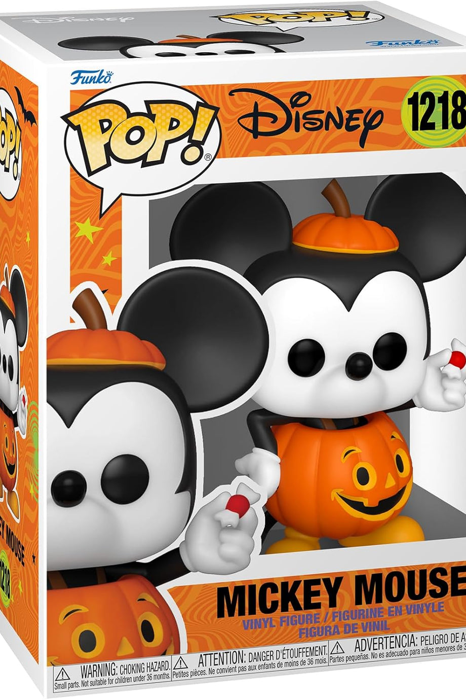 Pop! Disney Mickey Mouse Trick Or Treat Koleksiyon Figürü, Resmi Vinil Model
