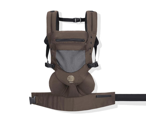 Yenidoğanlar İçin Ergonomik Bebek Taşıyıcı – 3D File, 4 Pozisyon, 4-18 Kg (Kahverengi)