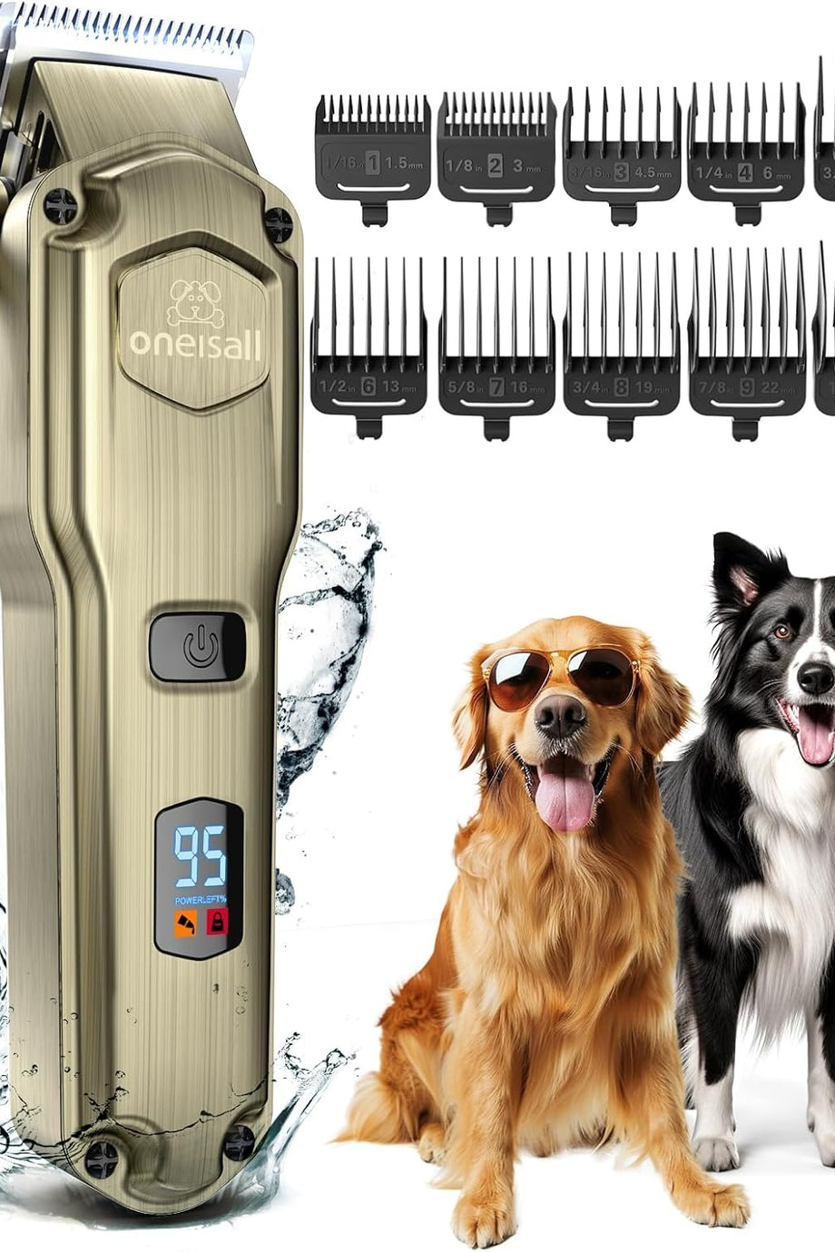 Sessiz Köpek Tıraş Makinesi, Su Geçirmez, Kalın Tüyler İçin Profesyonel Traş Aleti