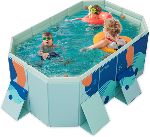1.85m Katlanabilir Çocuk Havuzu Şişirme Yok, Anında Eğlence!
