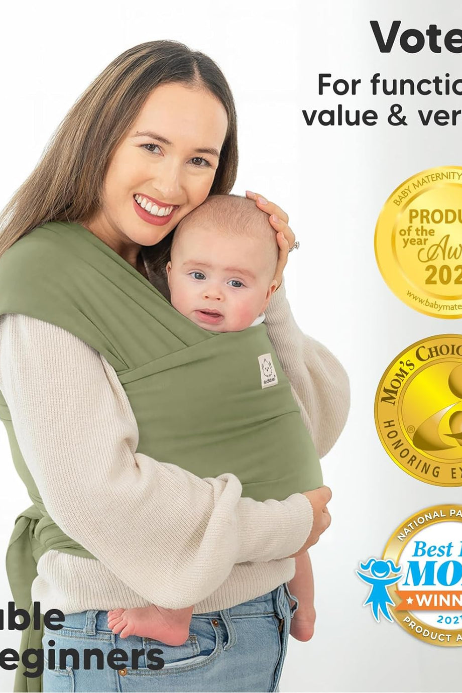 Bebek Taşıyıcısı, Nefes Alabilir, Ergonomik ve Eller Serbest Sarma Taşıyıcı