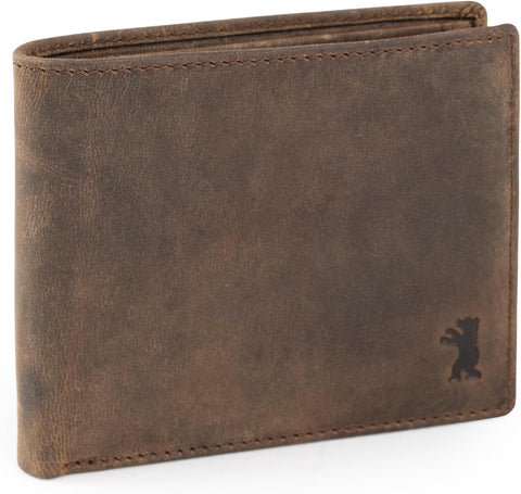 Erkek Deri Cüzdan, RFID Korumalı, Bozuk Para Bölmeli