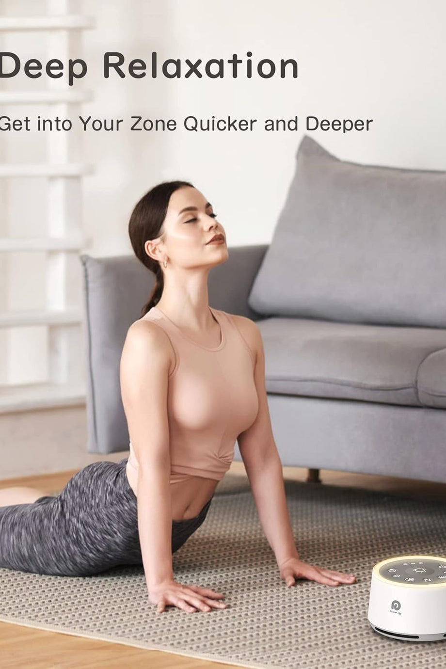 Bebekler İçin Uyku Ses Makinesi, 24 HiFi Doğal Ses Terapisi, Gece Lambalı, Sürekli Veya Zamanlayıcı