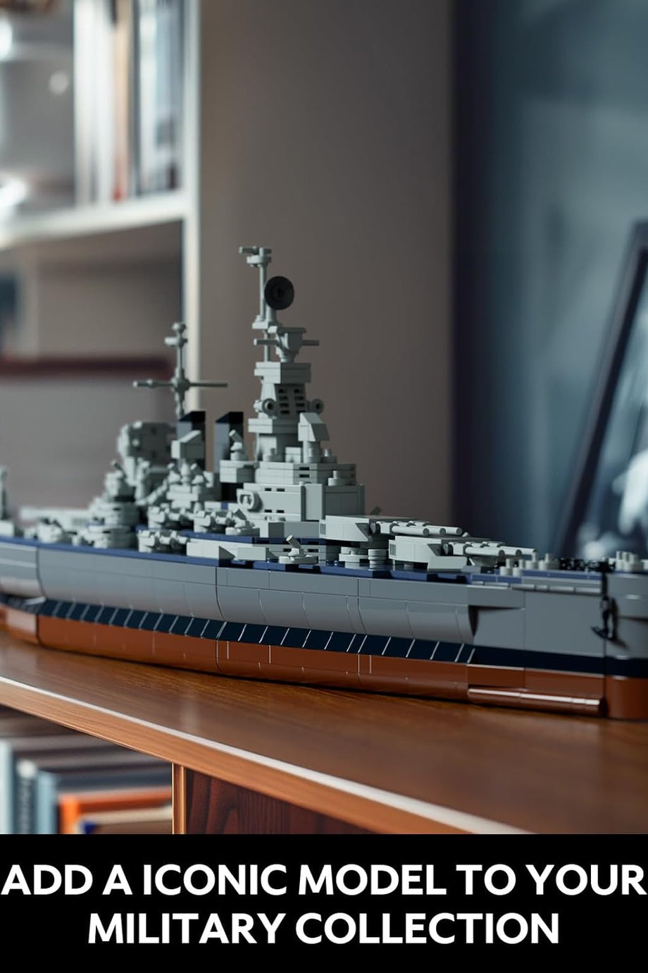 Kuzey Savaş Gemisi Yapı Seti, 1701 Parça, Askeri Model, Yetişkin Koleksiyon Gemisi