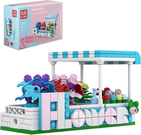 24032 Florist House Yapı Blokları Seti 269 Parça, Çiçekçi Dükkanı Mini Modüler Yapı