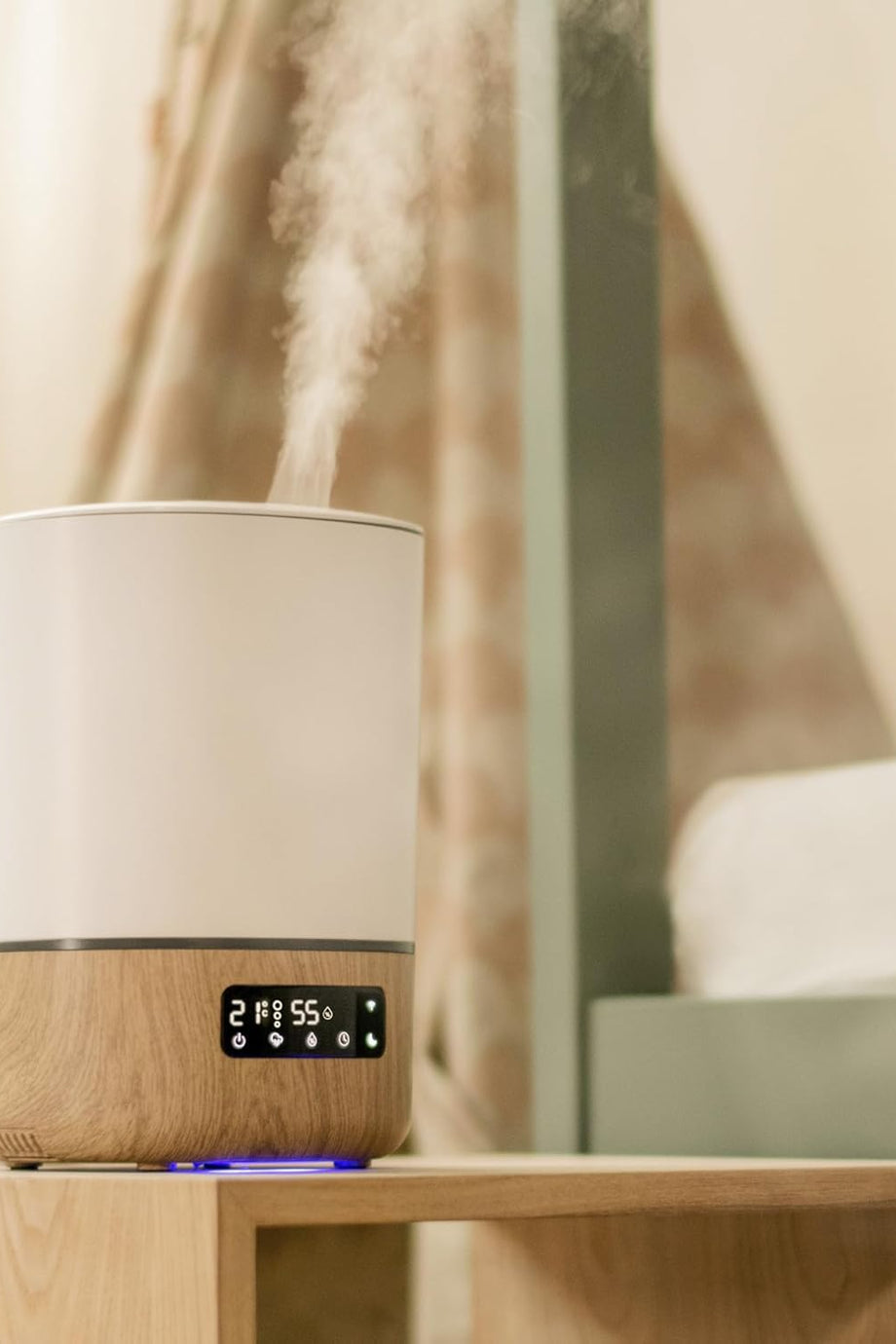 Breathe Akıllı Bebek Hava Nemlendirici, 4L Kapasite, Yağ Difüzörlü, 24 Saat Çalışma Süresi
