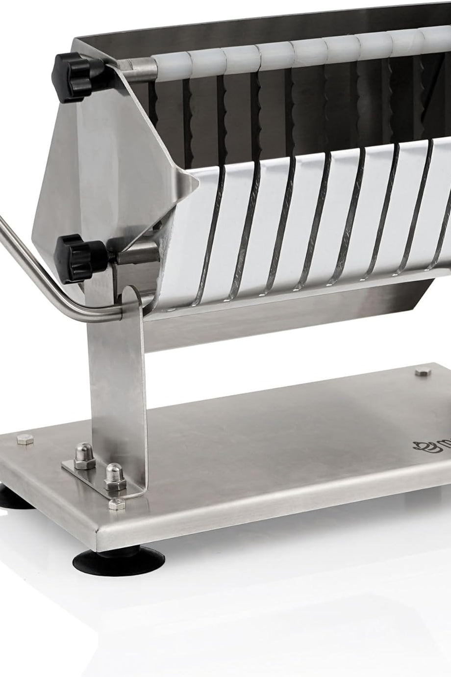 Köri Sosis Kesici, 10 Paslanmaz Çelik Bıçaklı, 18 mm Dilim, Manuel