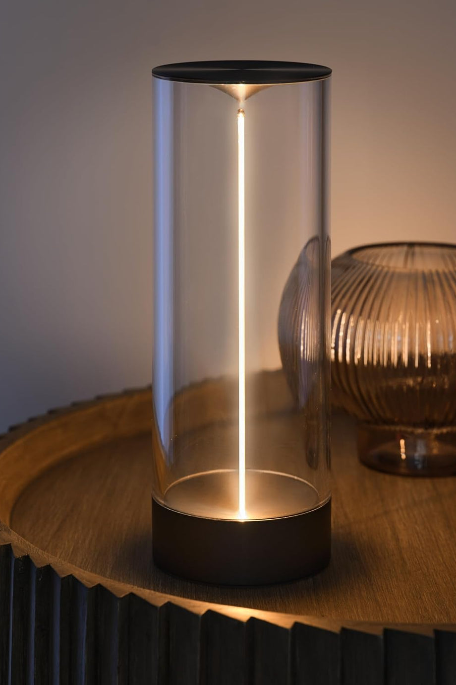 Manyetik Filament LED Lamba Dokunmatik Dimmer, 2700K Sıcak Işık, Taşınabilir USB Şarjlı