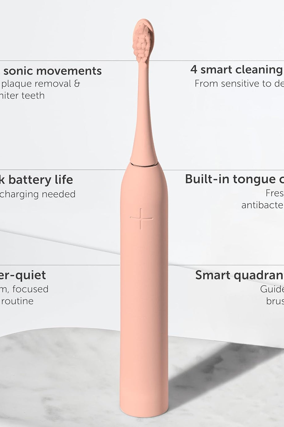 Sonic Diş Fırçası PRO, 2025 Test Kazananı, 4 Temizleme Modu, Akıllı Başlık