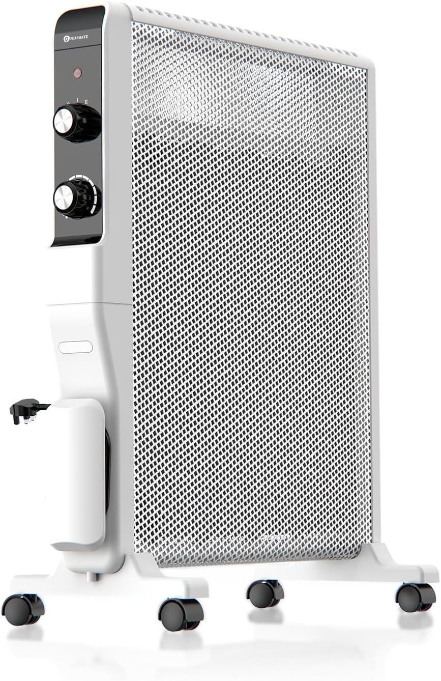 Mika Panel Elektrikli Isıtıcı 2000W, Mikatermik, Radyant ve Konveksiyon, Termostatlı