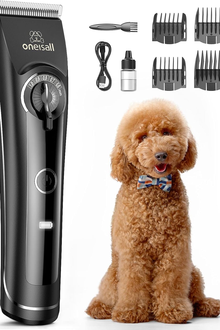 Profesyonel Kablosuz Köpek Tıraş Makinesi, 6500 RPM Motorlu