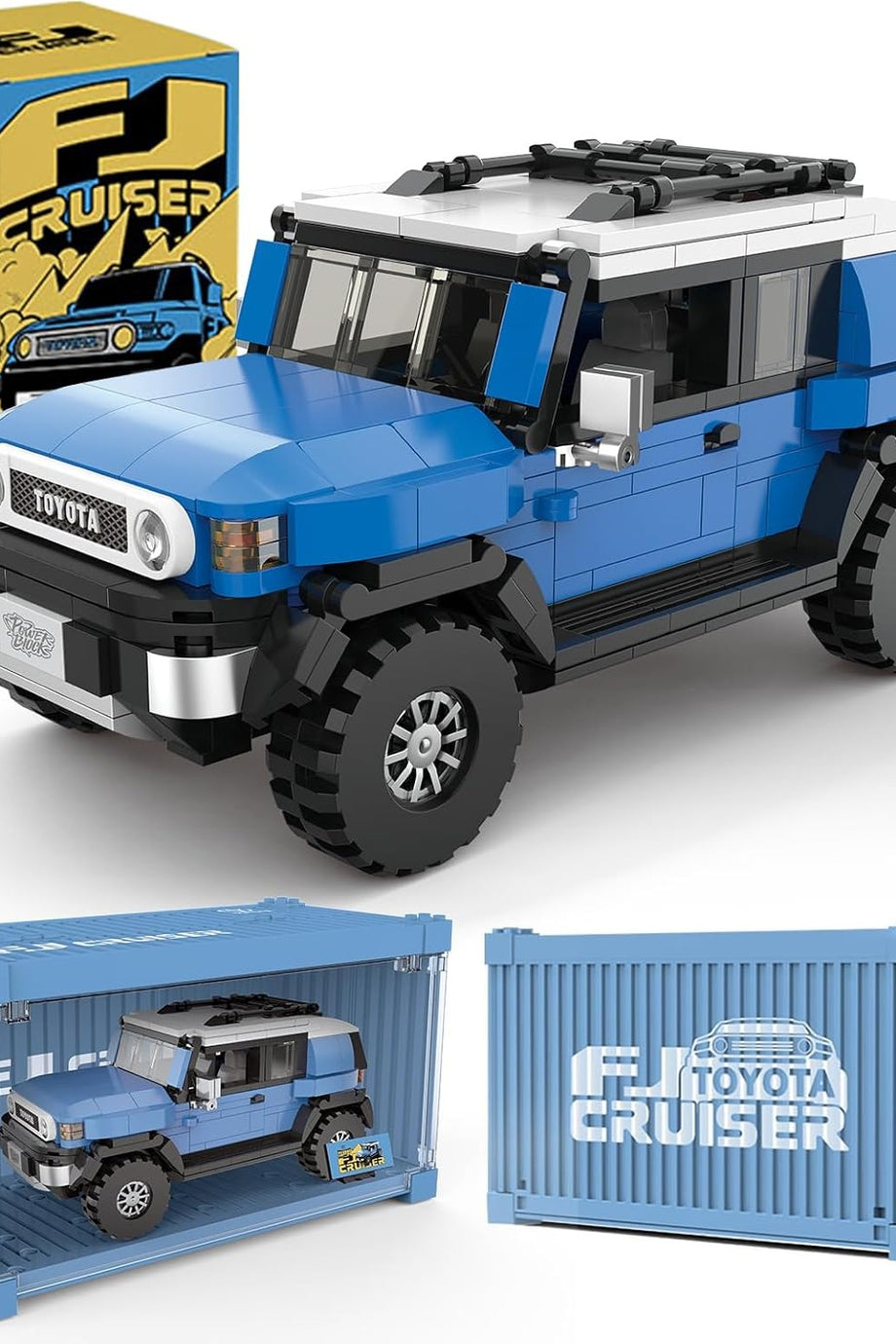 Toyota FJ40 Cruiser Araba Kiti, 622 Parça, Resmi Lisanslı, Display Kutulu, 8-16 Yaş İçin