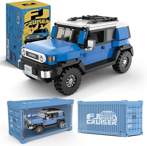 Toyota FJ40 Cruiser Araba Kiti, 622 Parça, Resmi Lisanslı, Display Kutulu, 8-16 Yaş İçin