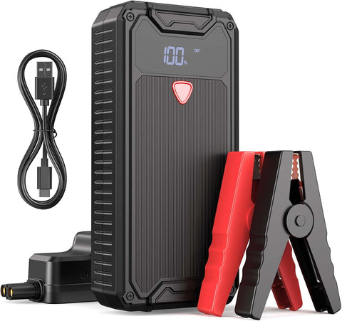 Jump Starter Powerbank,  4000A, 26800mAh, 10W USB Hızlı Şarj, LED Işıklı